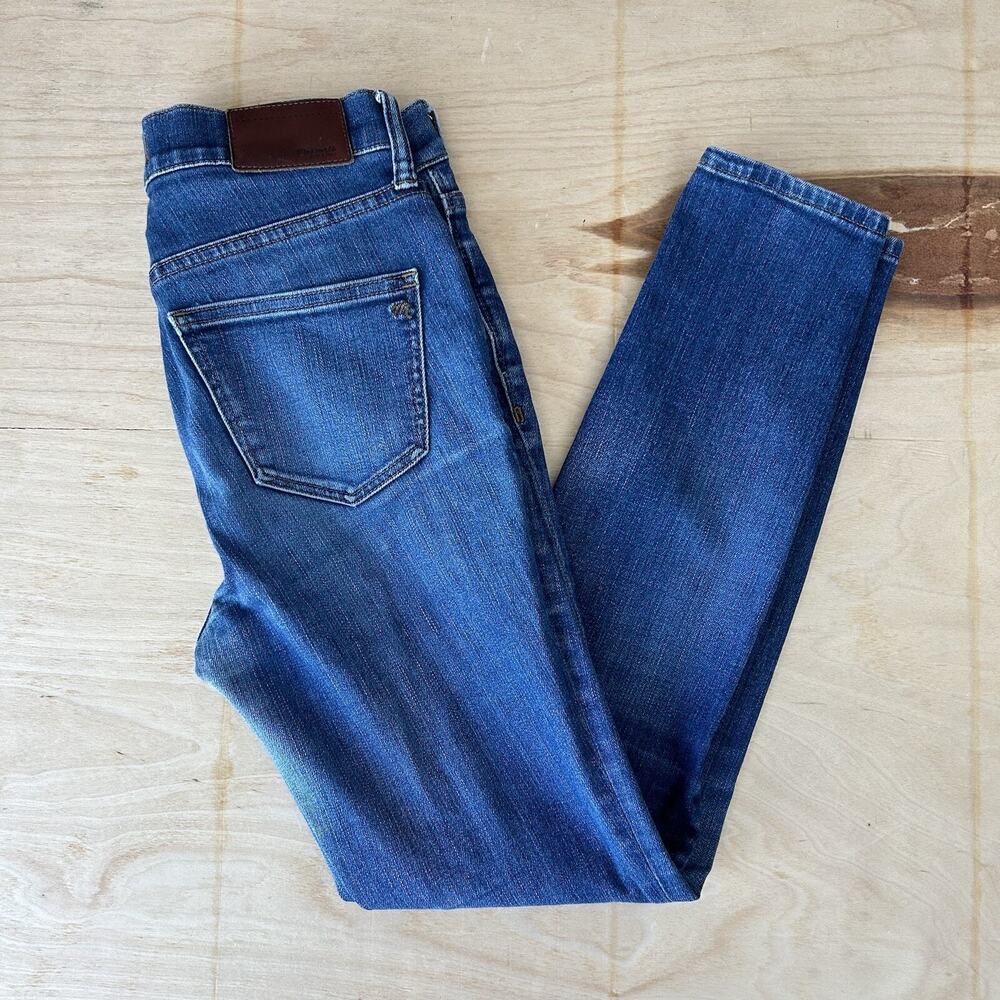 Madewell High-Riser Skinny Jeans in Medium Blue Denim 26 fits small